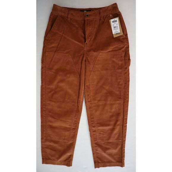 Vans 000F79 Women's Sz 26 Mocha Bisque High Road Groundwork Corduroy Pants - Picture 1 of 12